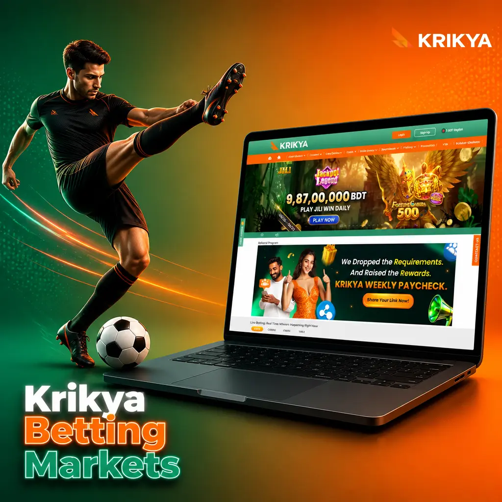 Krikya sportsbook betting markets overview