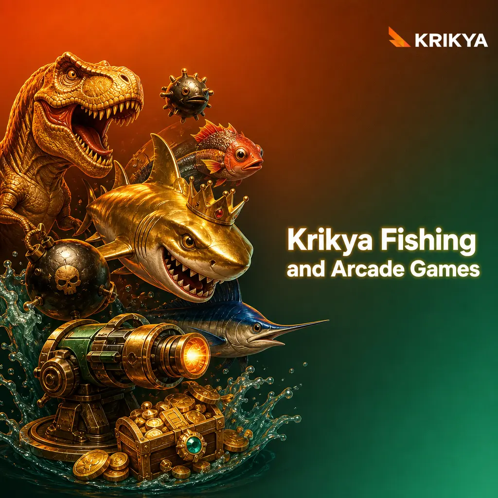 Krikya fishing and arcade games