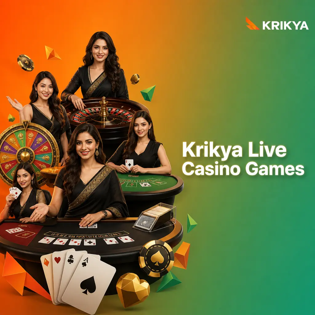 Krikya live casino games